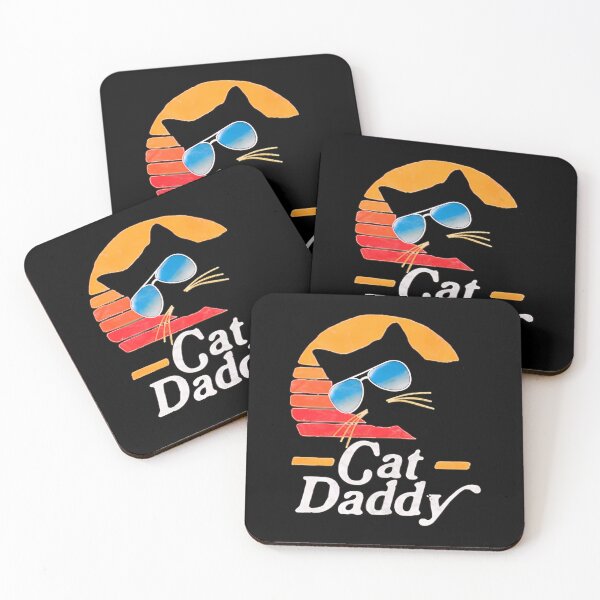 Item preview, Cat Daddy Retro Sunset Sunglasses Cool Black Cat designed and sold by GiaoCalonas.