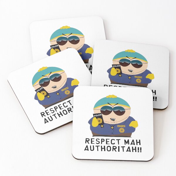 Item preview, Cartman Respect Mahs Authoritah Cop  designed and sold by saresublete.