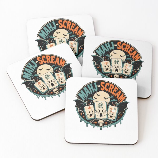 Item preview, Spooky Halloween Mahjong Club – Mahjong Lover Design designed and sold by JansenGS.