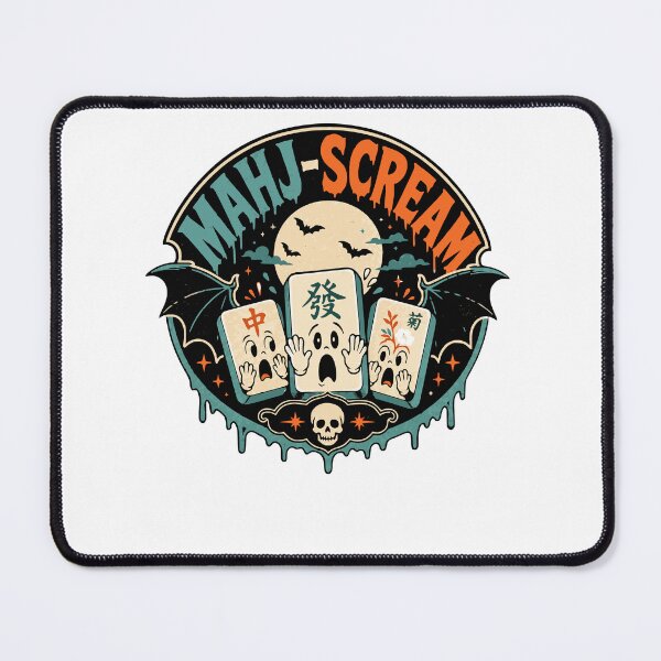 Item preview, Spooky Halloween Mahjong Club – Mahjong Lover Design designed and sold by JansenGS.