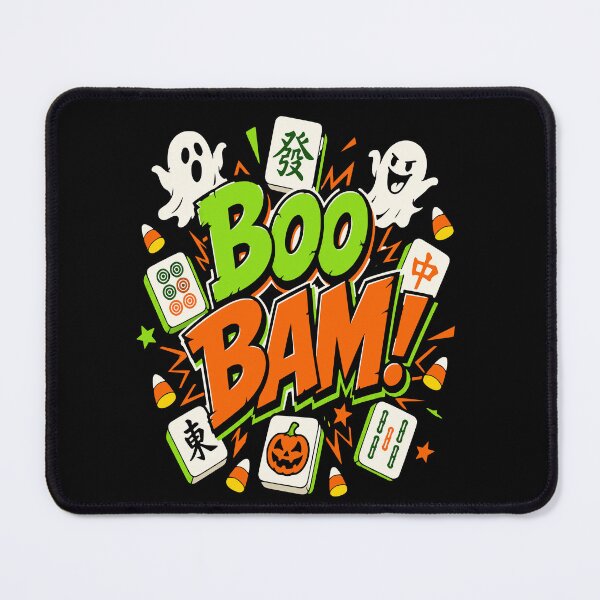 Item preview, Spooky Halloween Mahjong Club – Mahjong Lover Design designed and sold by JansenGS.