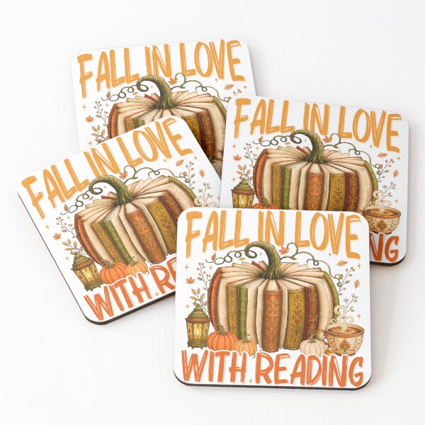 Item preview, Fall in Love with Reading Pumpkin Books designed and sold by varin-studio.