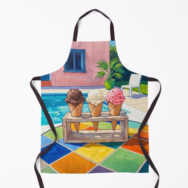 Item preview, Three Ice Cream Cones Pop Art designed and sold by Home Decor Art.