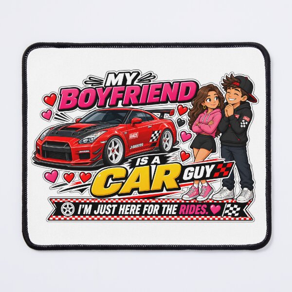 Item preview, My Boyfriend Is a Car Guy designed and sold by zakvisuals.