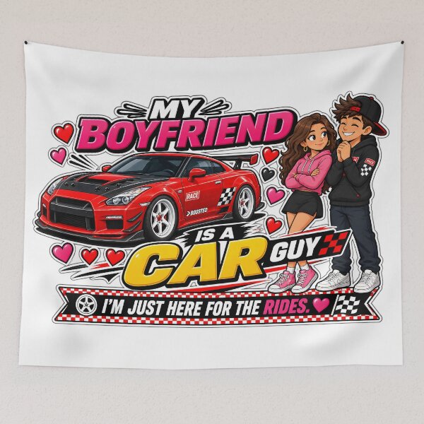 Item preview, My Boyfriend Is a Car Guy designed and sold by zakvisuals.