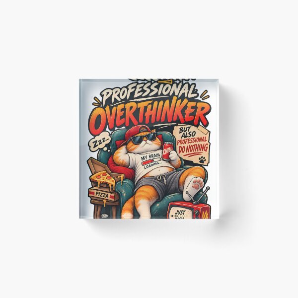 Item preview, overthinker pro designed and sold by aliraweb.