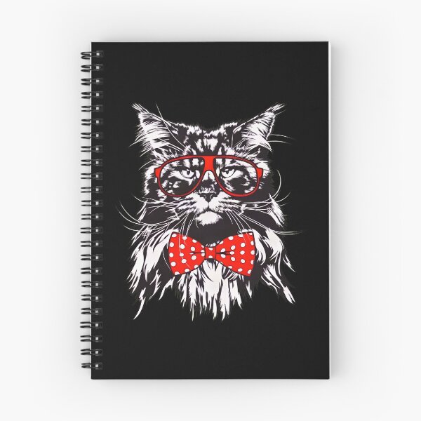 Item preview, Dapper Cat with Glasses and Bow Tie designed and sold by GiaoCalonas.