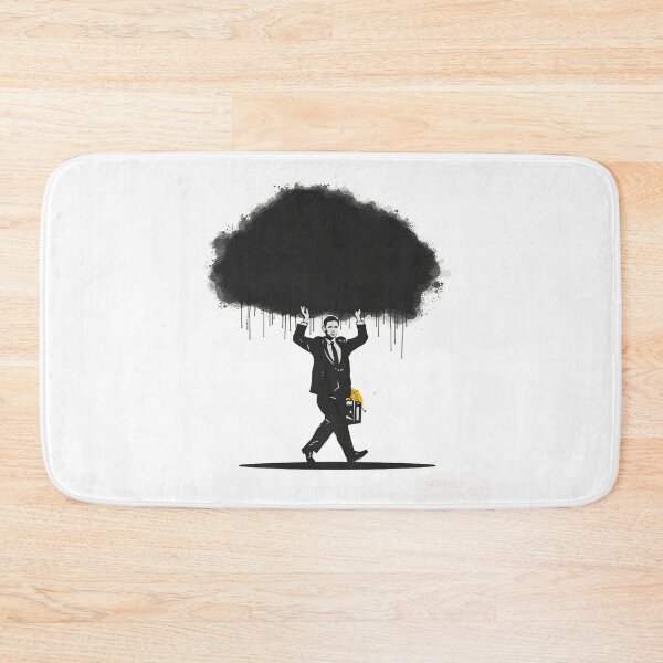 Item preview, The Man Who Carried the Sky – Urban Stencil Art designed and sold by Cavalier-org.