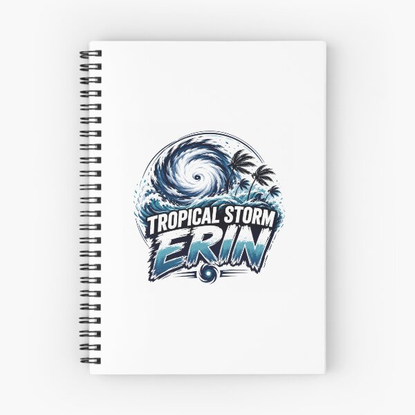 Item preview, Tropical Storm Erin Hurricane Storm Ocean Waves Palm Trees Weather Design designed and sold by madihaali0064.