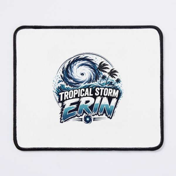Item preview, Tropical Storm Erin Hurricane Storm Ocean Waves Palm Trees Weather Design designed and sold by madihaali0064.