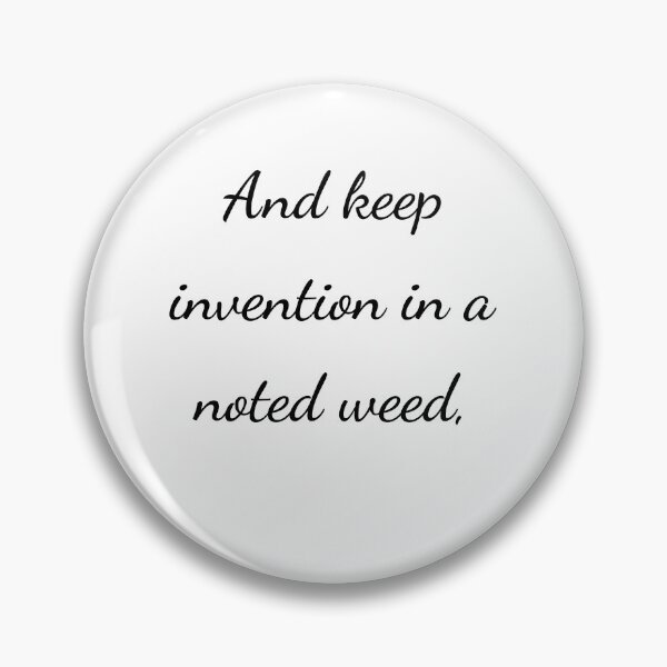 Item preview, “And keep invention in a noted weed,” - handwriting black designed and sold by ariksworld.