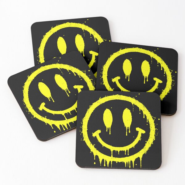 Item preview, Neon Dripping Music Smiley – Graffiti Rave DJ Design designed and sold by RH Design Lab.
