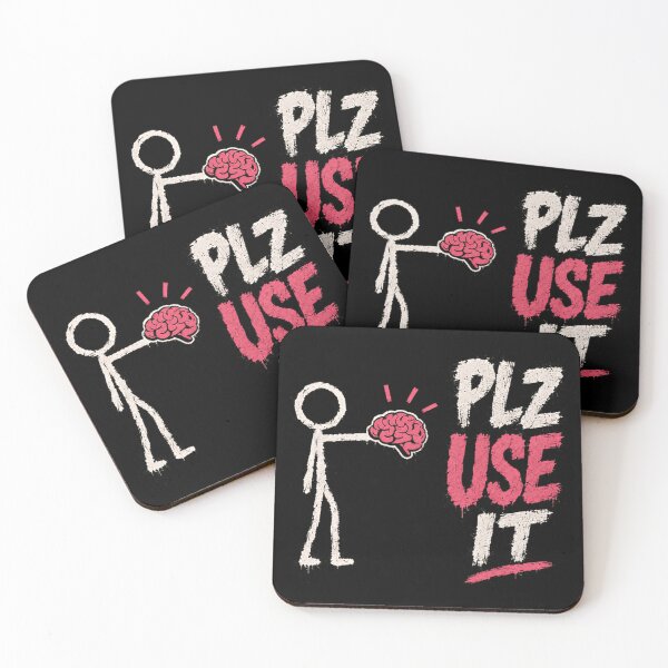 Item preview, Plz Use It Sarcasm Humor Brain Thinker Common Sense designed and sold by RetroMini2026.