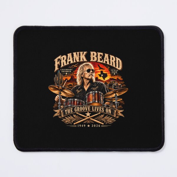 Item preview, Frank Beard Tribute, Vintage Drummer Memorial designed and sold by perkmingStudio.