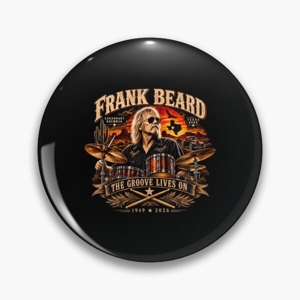 Item preview, Frank Beard Tribute, Vintage Drummer Memorial designed and sold by perkmingStudio.