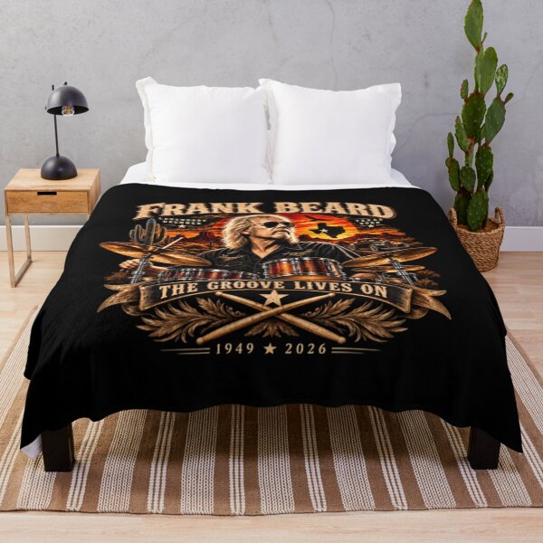 Item preview, Frank Beard Tribute, Vintage Drummer Memorial designed and sold by perkmingStudio.