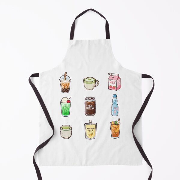 Item preview, Cute Japanese Drinks Sticker Pack Boba Melon Soda Milk Ramune Aesthetic designed and sold by mood-draftsman.