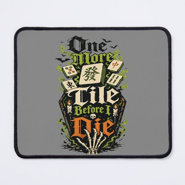 Item preview, Spooky Halloween Mahjong Club – Mahjong Lover Design designed and sold by JansenGS.