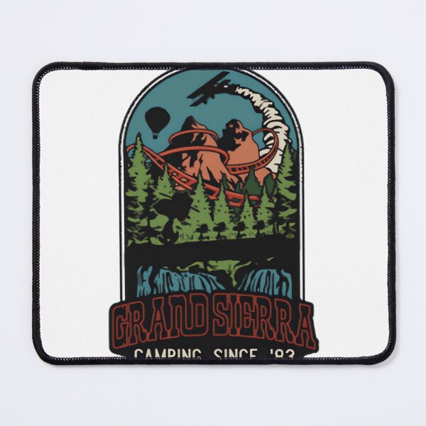 Item preview, Grand Sierra Campground Vintage Camping Design – Outdoor Adventure Tee | ⭐⭐⭐⭐⭐ designed and sold by HSN3726.