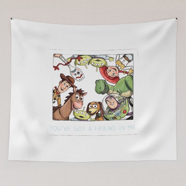 Item preview, Colorful Friendship Cartoon Character Collage Design designed and sold by BobCochra11486.