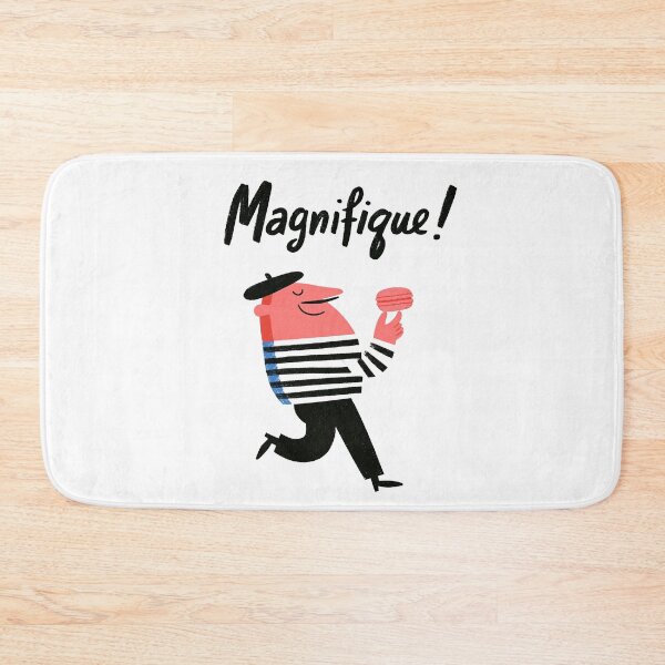 Item preview, Magnifique Funny French Man Macaron — Paris France Gift Sticker Tee designed and sold by Ramona-Gliga.