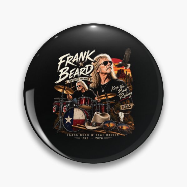 Item preview, Frank Beard Tribute, Vintage Drummer designed and sold by perkmingStudio.