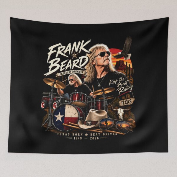 Item preview, Frank Beard Tribute, Vintage Drummer designed and sold by perkmingStudio.