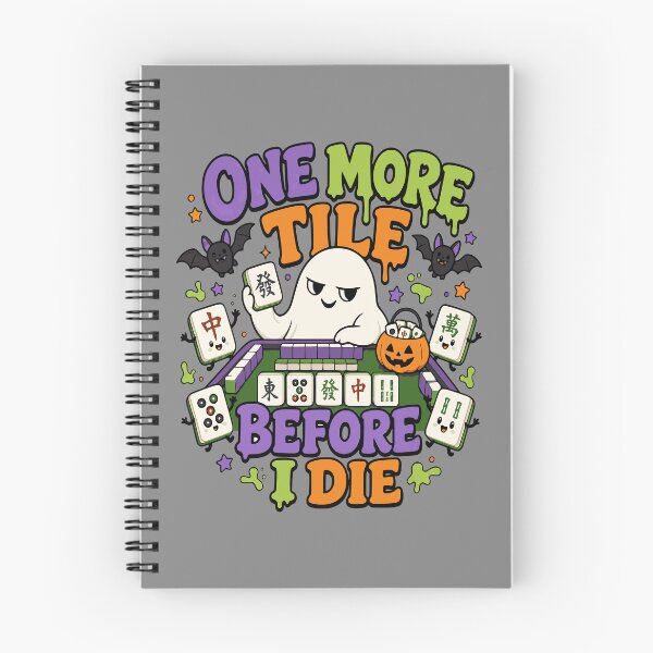 Item preview, Spooky Halloween Mahjong Club – Mahjong Lover Design designed and sold by JansenGS.