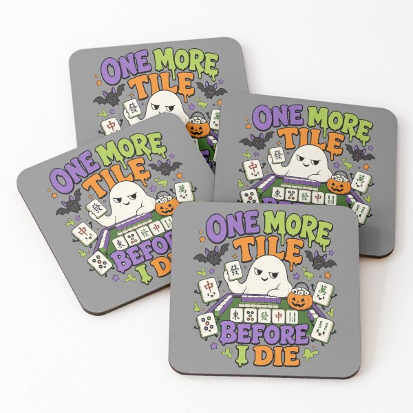 Item preview, Spooky Halloween Mahjong Club – Mahjong Lover Design designed and sold by JansenGS.