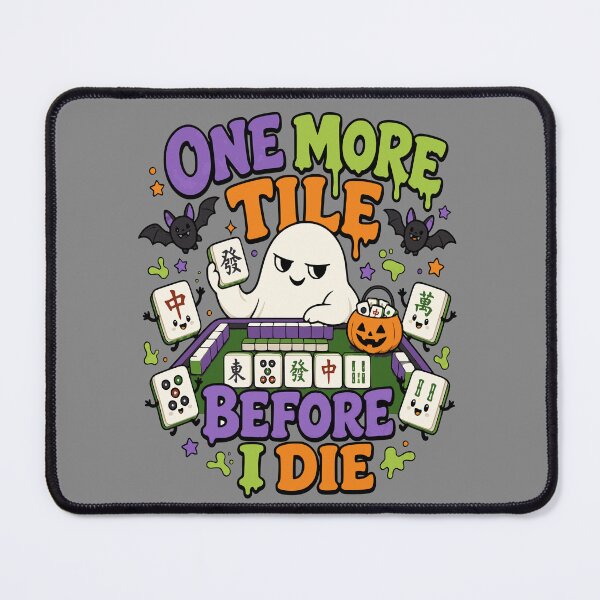 Item preview, Spooky Halloween Mahjong Club – Mahjong Lover Design designed and sold by JansenGS.