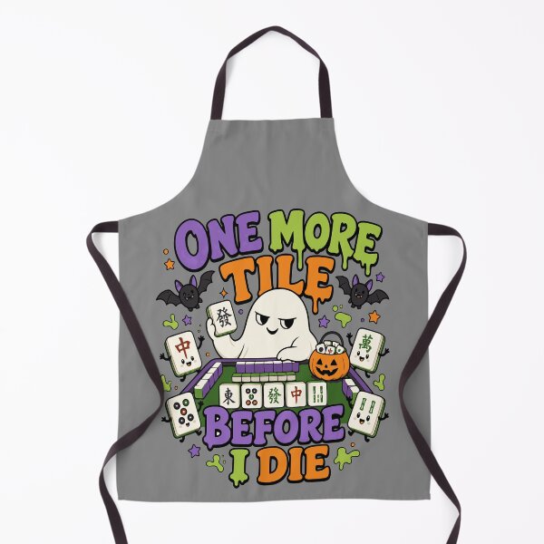 Item preview, Spooky Halloween Mahjong Club – Mahjong Lover Design designed and sold by JansenGS.