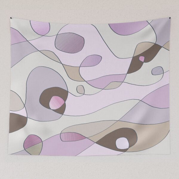 Item preview, Serene Scribbles in Amethyst and Stone designed and sold by JaygiesDesign.