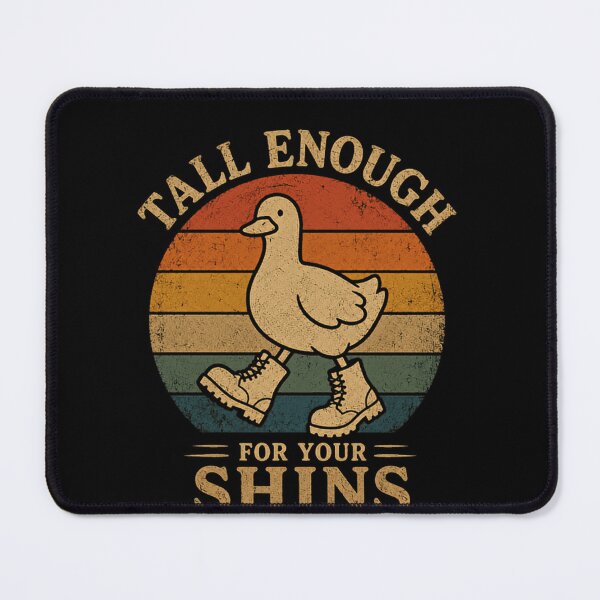 Item preview, Tall Enough For Your Shins Duck Humor Waterfowl Lover designed and sold by RetroMini2026.