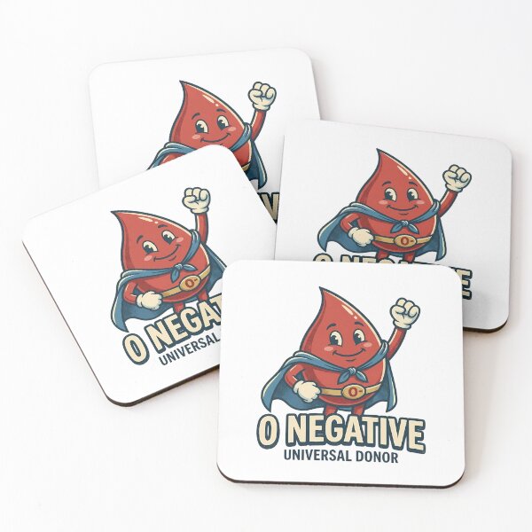 Item preview, O Negative Universal Donor Superhero Blood Drop designed and sold by ookiArt.