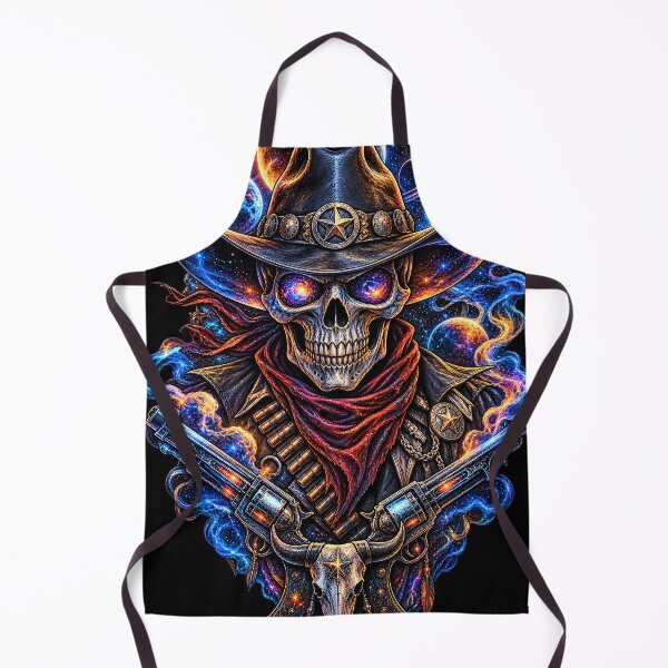 Item preview, Space Cowboy Skull Cosmic Western Skeleton Sci-Fi T-Shirt designed and sold by HAFIZ-DP.