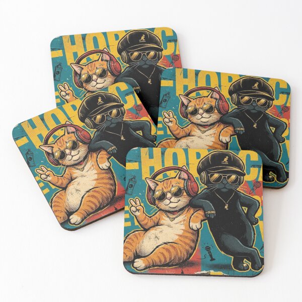 Item preview, Paws & Beats: The Hip-Hop Felines designed and sold by PlengPoomofArts.