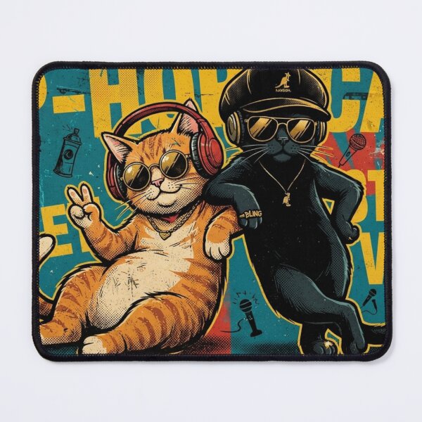 Item preview, Paws & Beats: The Hip-Hop Felines designed and sold by PlengPoomofArts.