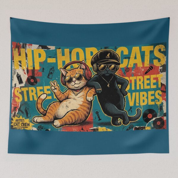 Item preview, Paws & Beats: The Hip-Hop Felines designed and sold by PlengPoomofArts.