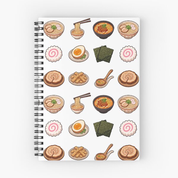 Item preview, Japanese Ramen Noodle Bowls & Toppings Sticker Pack Foodie Aesthetic designed and sold by mood-draftsman.
