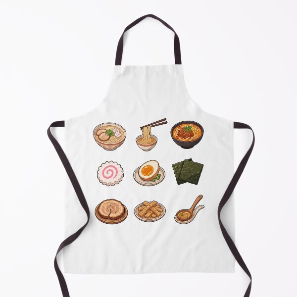 Item preview, Japanese Ramen Noodle Bowls & Toppings Sticker Pack Foodie Aesthetic designed and sold by mood-draftsman.