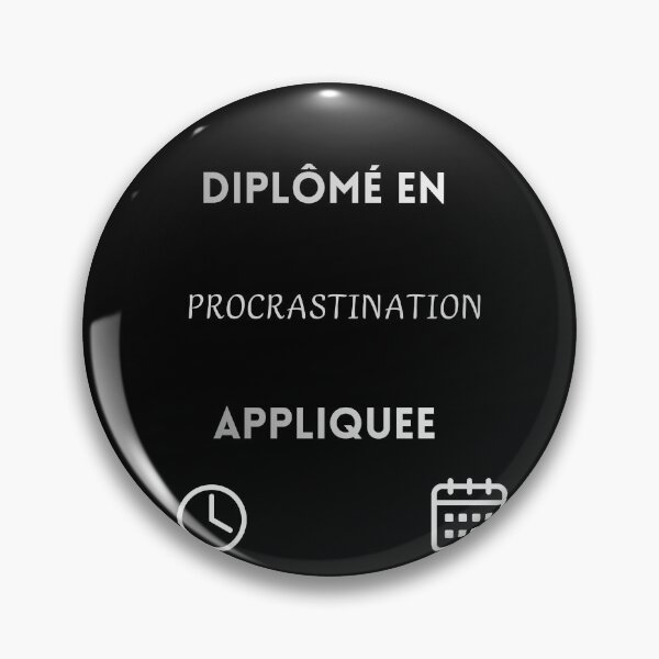 Item preview, Graduate in Applied Procrastination designed and sold by Les créations de Coco.