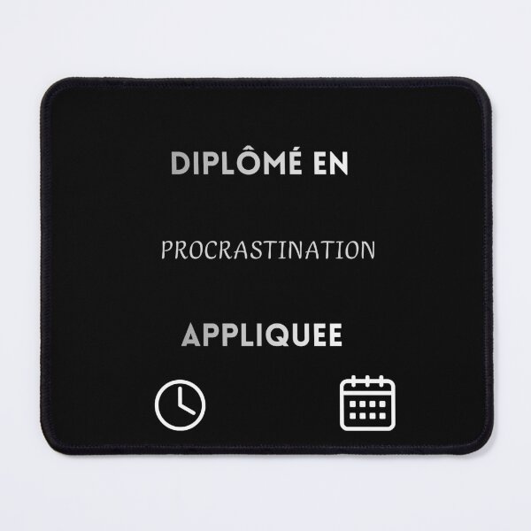Item preview, Graduate in Applied Procrastination designed and sold by Les créations de Coco.