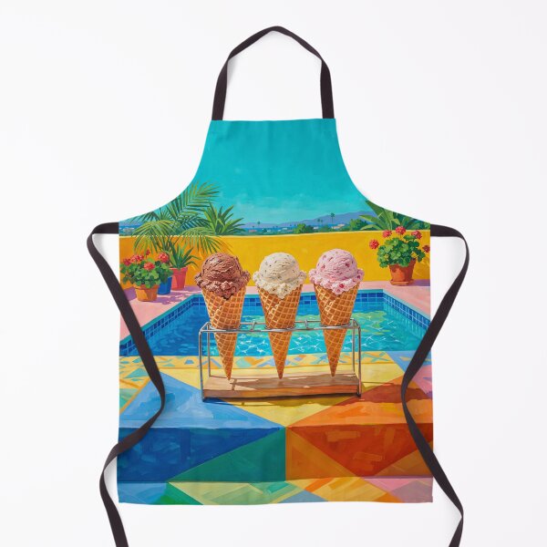 Item preview, Three Ice Cream Cones Pop Art designed and sold by Home Decor Art.