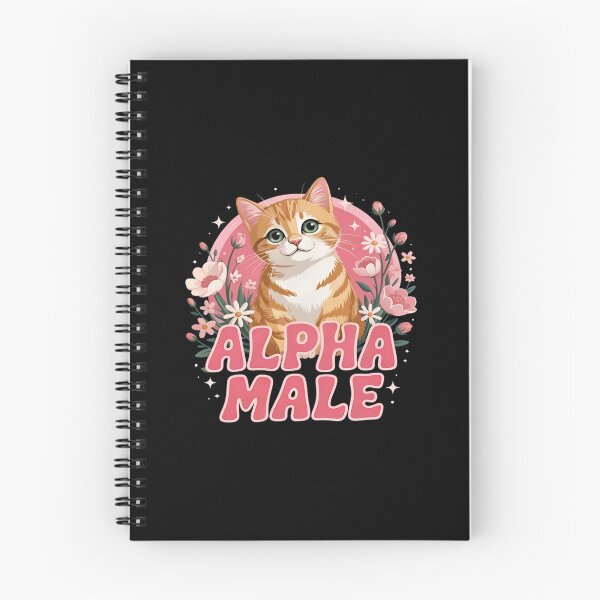 Item preview, Alpha Male Cat Kitten Floral Cute Funny Design designed and sold by GiaoCalonas.