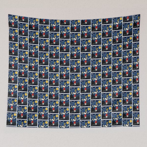 Item preview, Cool Snoopy With Woodstock Starry Night | ⭐⭐⭐⭐⭐ designed and sold by Ennouny Brahim.