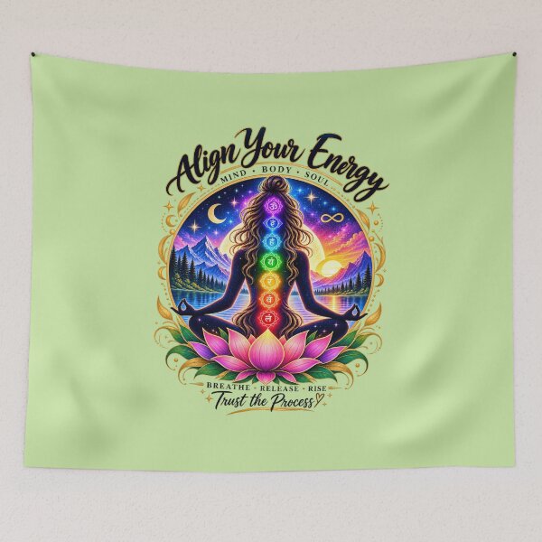 Item preview, Align Your Energy – 7 Chakra Meditation Spiritual designed and sold by Chirayu1111.