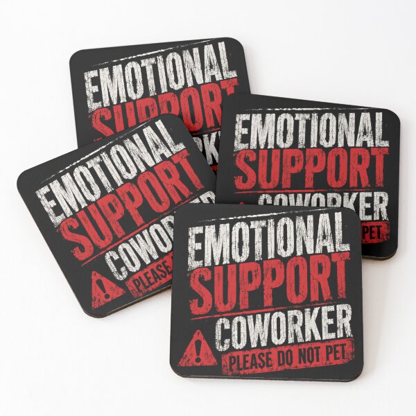 Item preview, Emotional Support Coworker Please Do Not Pet Workplace Humor Employee Sarcasm designed and sold by RetroMini2026.