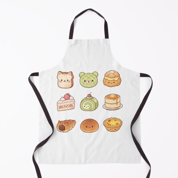 Item preview, Cute Kawaii Japanese Bakery Sticker Pack Bread Cake Melonpan Aesthetic designed and sold by mood-draftsman.