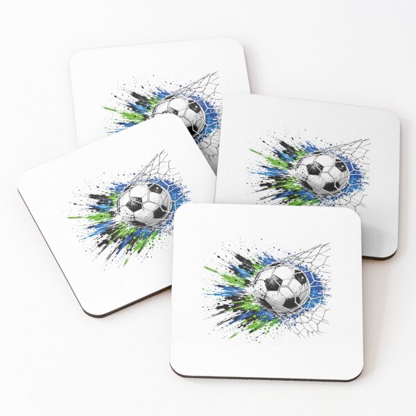 Item preview, Soccer Ball Goal Paint Splash – Dynamic Football Sports Art designed and sold by madihaali0064.