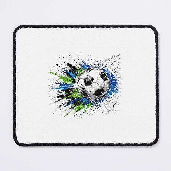 Item preview, Soccer Ball Goal Paint Splash – Dynamic Football Sports Art designed and sold by madihaali0064.